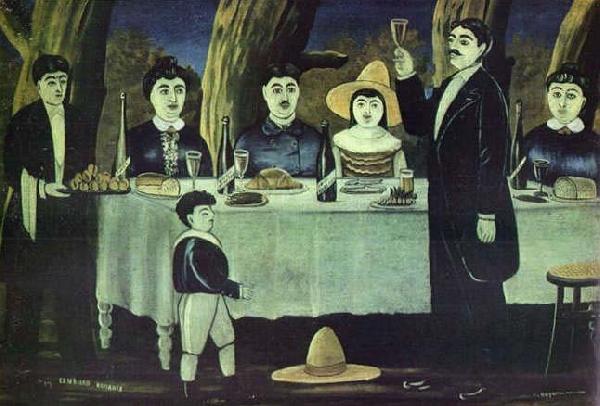 Niko Pirosmanashvili A Family Celebration oil painting image